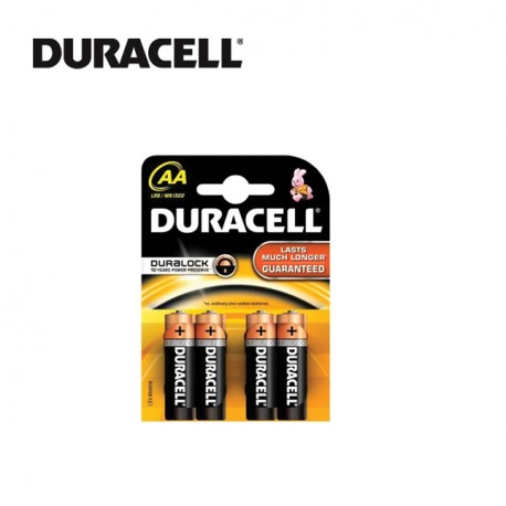 DURACELL AA BATTERIES - Blister of 4
