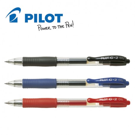 PILOT G2-05 GEL INK ROLLER PEN - FINE TIP