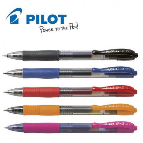 PILOT G2-07 GEL INK ROLLER PEN - MEDIUM TIP