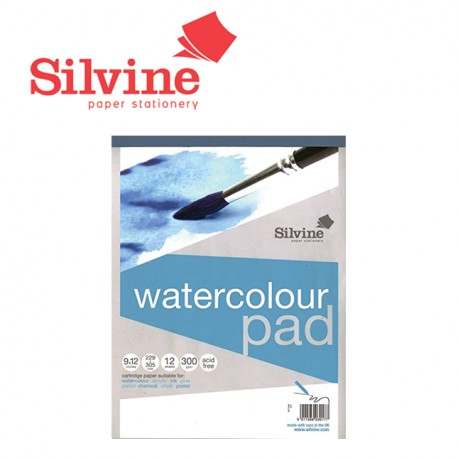 SILVINE WATERCOLOUR PAD - 491