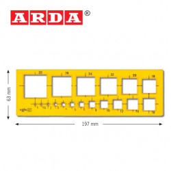 ARDA TEMPLATES - 1÷30 mm