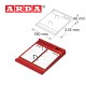 ARDA DESK DIARY HOLDER - BLACK COLOUR