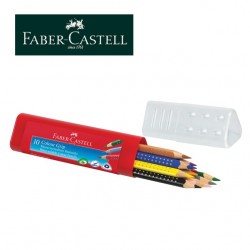 FABER CASTELL TRIANGULAR COLOUR PENCILS - Case of 10