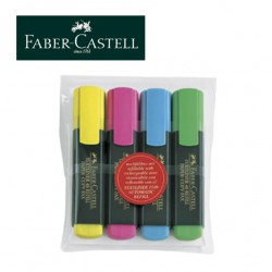 FABER CASTELL HIGHLIGHTERS Textliner 1548 - Set of 4