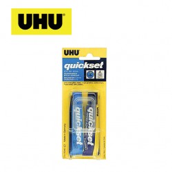 UHU QUICKSET EPOXY GLUE 2X15ml