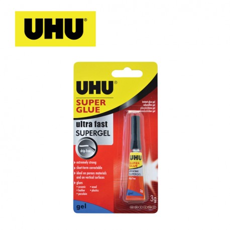 UHU SUPER GLUE ULTRA FAST SUPERGEL 3g