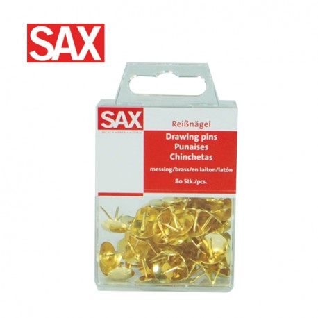 SAX DRAWING PINS - Pack of 80