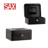 SAX CASH BOX METAL SAFES - 25x18x9cm Black