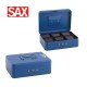 SAX CASH BOX with Combination Lock - 25x18x9cm Blue
