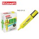 LUXOR HIGHLIGHTERS - YELLOW - PACK OF 10