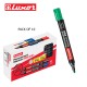 LUXOR PERMANENT MARKERS - GREEN - PACK OF 10