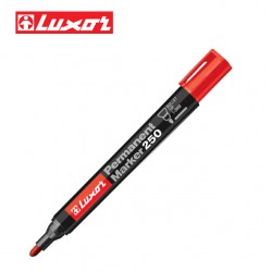 LUXOR PERMANENT MARKERS - RED