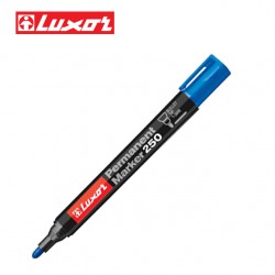 LUXOR PERMANENT MARKERS - BLUE