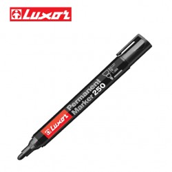 LUXOR PERMANENT MARKERS - BLACK