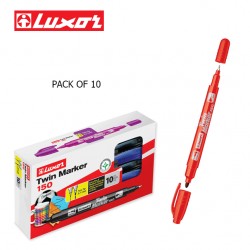 LUXOR TWIN MARKERS - PACK OF 10