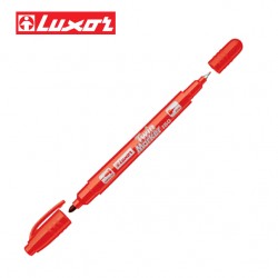    LUXOR TWIN MARKERS - RED