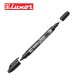 LUXOR TWIN MARKERS - BLACK