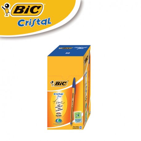 BIC Cristal Fine Ballpoint Pens - BOX OF 50 - CasaBella Imports LTD