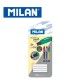 Milan Blister of 4 spare erasers for PL1 Mechanical Pencils