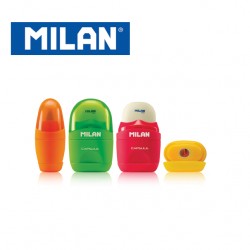 Milan Sharpener & Eraser - Capsule FLUO