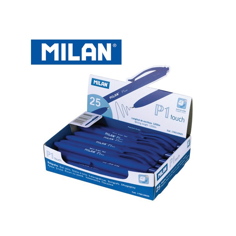 Milan Mini P1 Touch - retractable ballpoint pen - medium point (1mm) -  Schleiper - Complete online catalogue