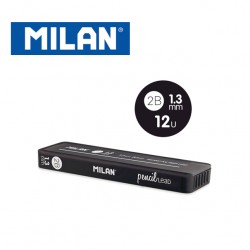 Milan Spare Leads for Mechanical Pencils - 2B 1.3mm