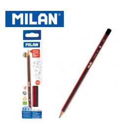 Milan Pencils - Box of 12 HB graphite pencils