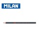 Milan Pencils - Box of 12 HB Rubber Touch triangular graphite pencils