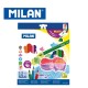 Milan Colour Pencils - Box of 12 MAXI triangular colour pencils + FREE Sharpener