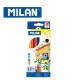 Milan Colour Pencils - Box of 12 hexagonal colour pencils