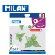 Milan Colour Pencils - Box of 12 or 24 hexagonal colour pencils (big lead 3.3mm)