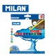 Milan Colour Pencils - Box of 12 or 24 triangular water-based colour pencils + FREE Brush