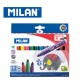 Milan Fibrepens - Box of 12 MAXI water-based fibrepens