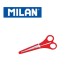 Milan Scissors - Basic Scissor 14.7cm with plastic cover - Ideal for School use