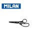 Milan Scissors - Basic Scissor 13.4cm with blade same colour as body - Ideal for School use