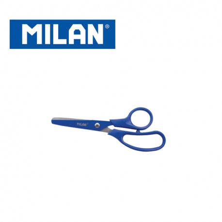 Milan Scissors - Basic Scissor 13.4cm with blade same colour as body - Ideal for School use