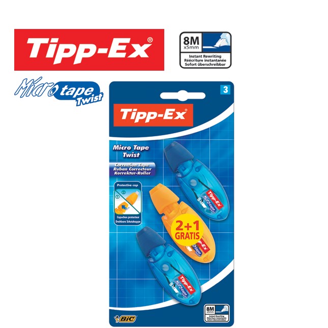 Buy Tipp-Ex Twist MicroTape Roller Corrector 5mmx8m 2 Pieces