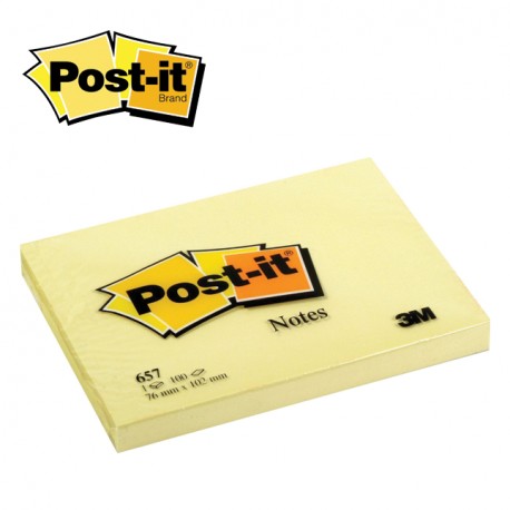 POST-IT NOTES 657 - 76 X 102 mm