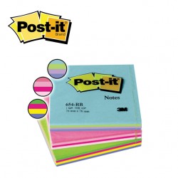 POST-IT NOTES 654RB - 100 sheets 76 X 76 mm