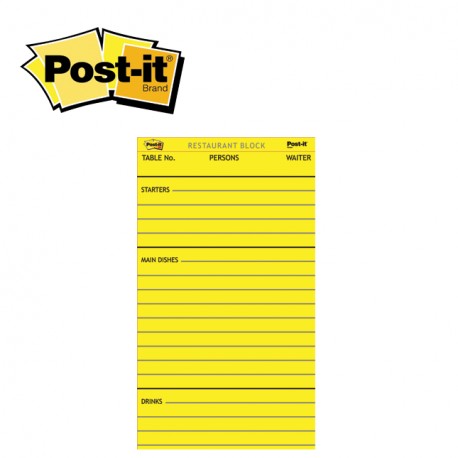 POST-IT NOTES RBLOCK/75 - 127 X 74,5 mm