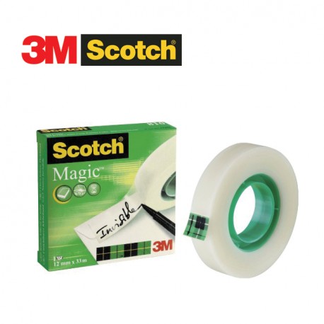 3M SCOTCH 810 MAGIC - Invisible Tapes - 12mm x 33m or 19mm x 33m
