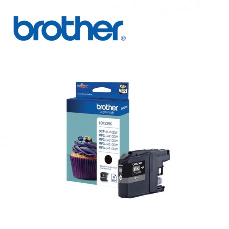 BROTHER LC123 BLACK INK CARTRIDGE