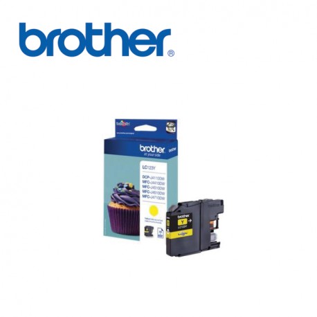 BROTHER LC123 YELLOW INK CARTRIDGE